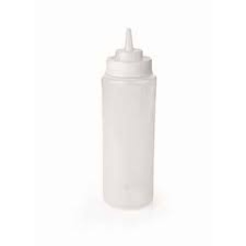 Buteliukas padažui 950 ml, baltas, polietileno