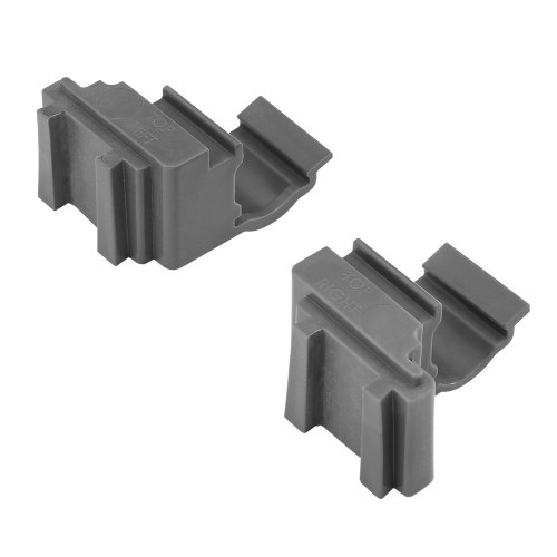 Kampinės jungtys stelažams CAMBRO Basics series (90° kairė ir dešinė) 8 vnt.