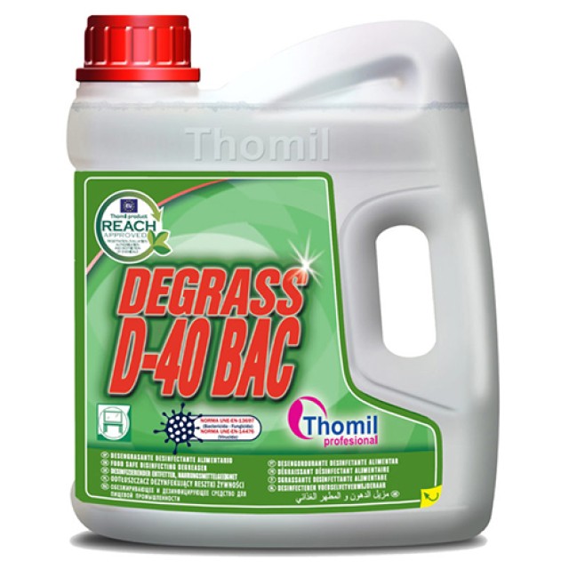 Paviršių dezinfekcijos priemonė DEGRASS D-40 Bac 4 l