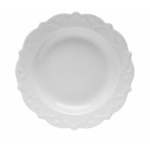 Gili lėkštė Porland Queen ø19 cm, baltos sp.