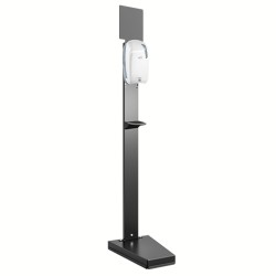 Metalinis stovas sensoriniam dozatoriui 1450x277x391 mm, juodas