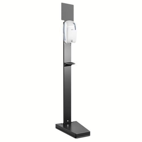 Metalinis stovas sensoriniam dozatoriui 1450x277x391 mm, juodas