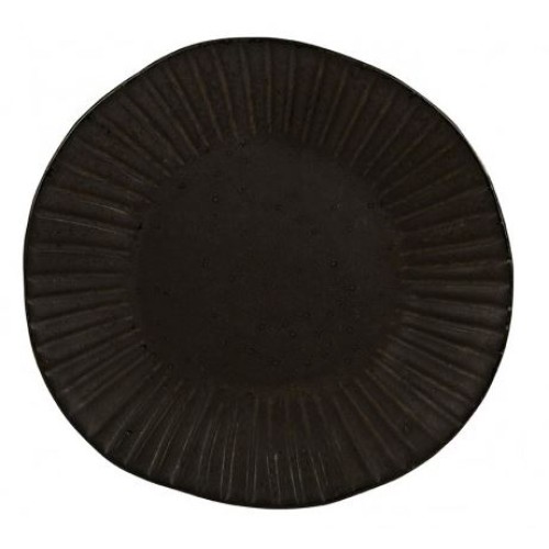 Lėkštė Rustico Flint ø28,5 cm, juoda