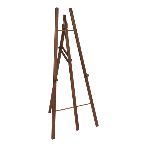 Stovas molbertas meniu lentai SECURIT R 166x11x5cm rudos sp.