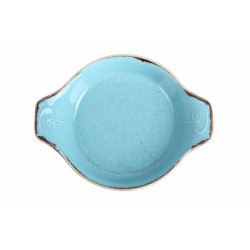 Lėkštė kepimui orkaitėje Porland Seasons Turquoise ø27 cm, turkio sp, su rankenėlėm