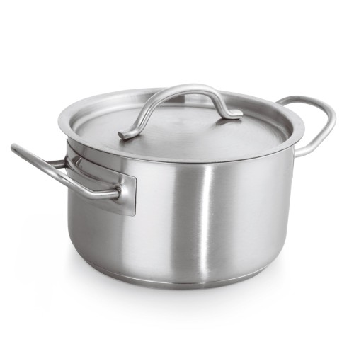 Puodas su dangčiu ø28cm, 8,5l,H-13cm nerūd. plieno