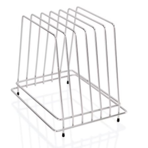 Stovas 6-ioms pjaustymo lentoms 29,5x23,5x27,5 cm, chromuotas nikelio plienas