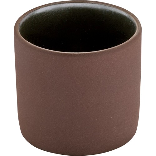 Puodelis be rankenos Playground 200ml, rudos sp.