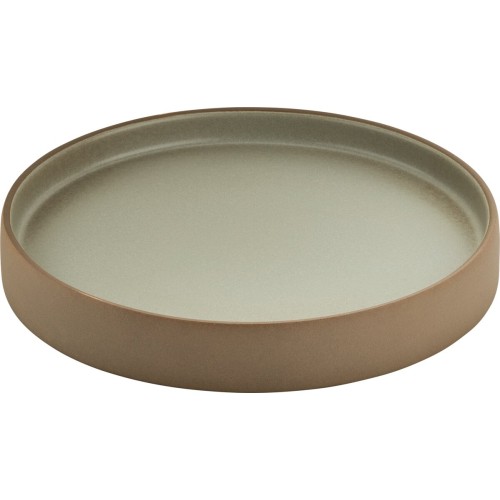 Lėkštė Playground Beige, ø21cm, aukštais kraštais, smėlio sp.