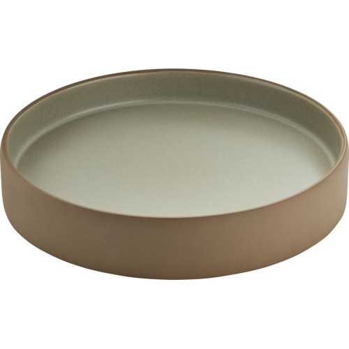 Lėkštė Playground Beige ø24cm, aukštais kraštais, smėlio sp.