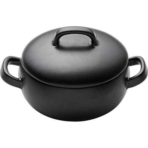 Dubenėlis su dangčiu Playground Cocotte ø15cm, juodos sp.