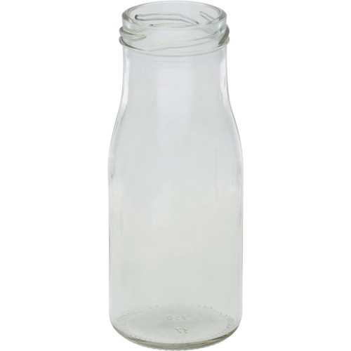 Stiklinis buteliukas Playground 150ml, permatomas