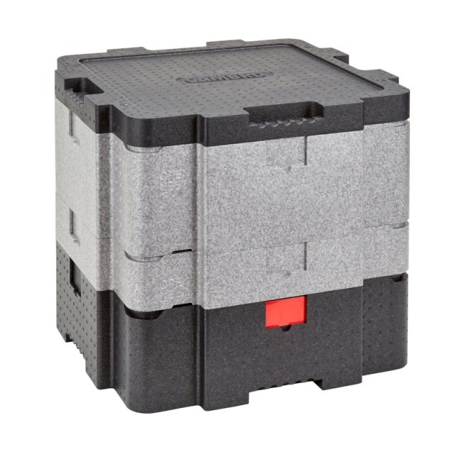 EPP multifunkcinė transportavimo dėžė GoBox 52x52x45,2 cm, išoriniai matmenys 64,1x64,1x55,4 cm