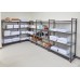 Stelažas su sujungimais CAMBRO Basics series su 4 lygiomis lentynomis (610x1525x1830mm)
