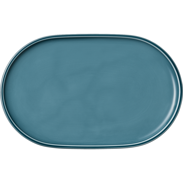 Ovali lėkštė SCHÖNWALD Shiro Petrol blue 30x19cm