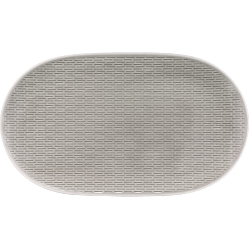 Ovali lėkštė BAUSCHER Scope Gray 37X22cm