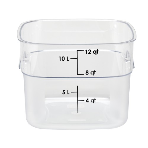 Indas maistui laikyti CAMBRO FreshPro (skaidrus polikarb.) (28,9 x 28,9 x 21,6 cm11,4l)