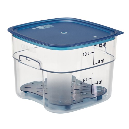 Indas maistui laikyti CAMBRO FreshPro (skaidrus polikarb.) (28,9 x 28,9 x 21,6 cm11,4l)