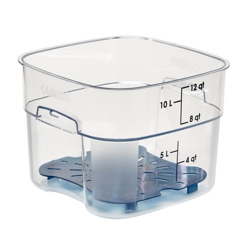 Indas maistui laikyti CAMBRO FreshPro (skaidrus polikarb.) (28,9 x 28,9 x 21,6 cm11,4l)