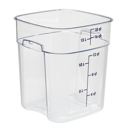 Indas maistui laikyti CAMBRO FreshPro (skaidrus polikarb.) (28,9 x 28,9 x 32,7 cm 17,2l)