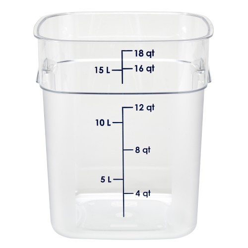 Indas maistui laikyti CAMBRO FreshPro (skaidrus polikarb.) (28,9 x 28,9 x 32,7 cm 17,2l)