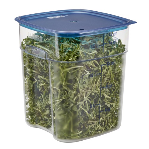 Indas maistui laikyti CAMBRO FreshPro (skaidrus polikarb.) (28,9 x 28,9 x 32,7 cm 17,2l)