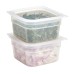 Indas maistui laikyti CAMBRO (skaidrus polikarb.) (12,4 x 12,4 x 6,5 cm 0,47l)