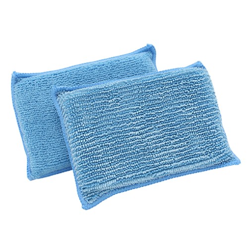Šveitimo kempinė DUO mikropluošto, mėlyna, 10 vnt. pak.
