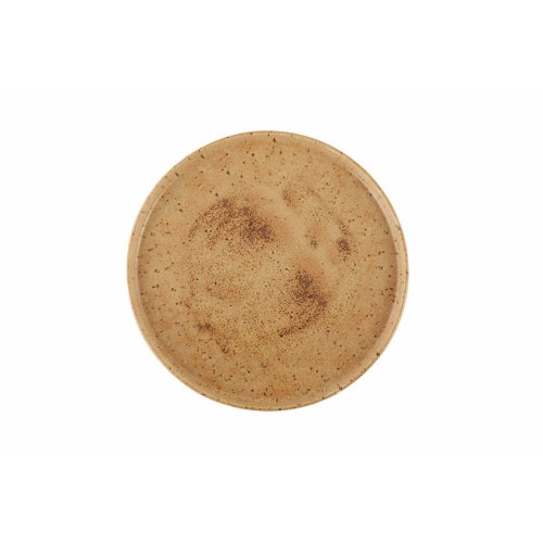 Lėkštė Porland Stoneware Natura ø22 cm, su paaukštintu krašteliu