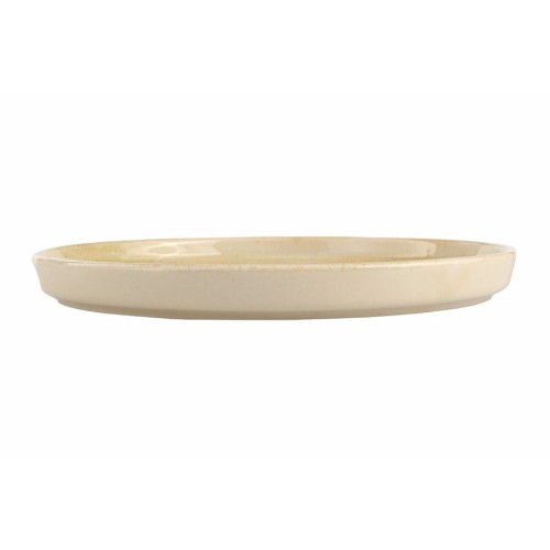 Lėkštė Porland Stoneware Pearl ø27 cm, su paaukštintu krašteliu