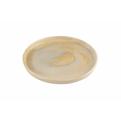 Lėkštė Porland Stoneware Pearl ø22 cm, su paaukštintu krašteliu