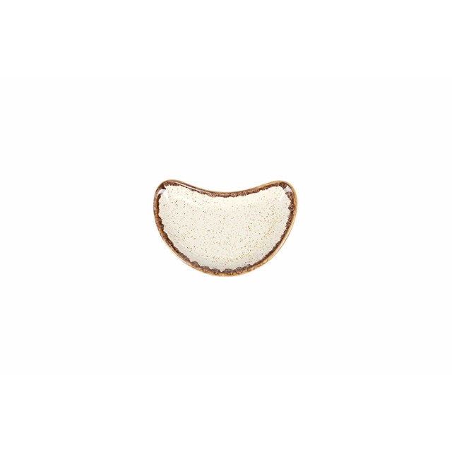 Asimetriška lėkštė Porland Seasons Beige 10cm, smėlio sp.
