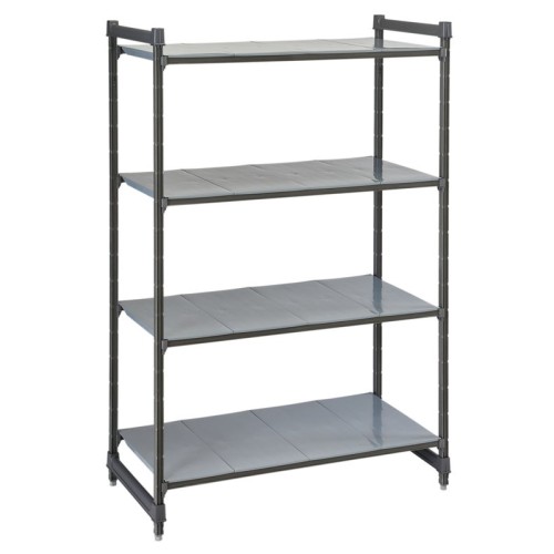 Stelažas su sujungimais CAMBRO Basics series su 4 lygiomis lentynomis (540x1830x1830mm)
