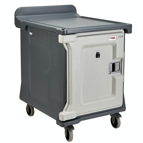 Vežimėlis aptarnavimui CAMBRO 1 skyrio, talpinama 10 padėklų (77,5x97,5x109 cm), pilkos sp.