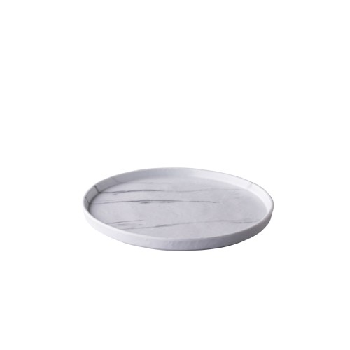 Lėkštė Marble ø27,3 cm, melamino, baltos sp.