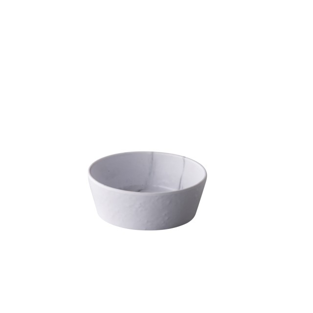 Dubenėlis Marble ø12,8cm, 360ml, melamino, baltos sp.