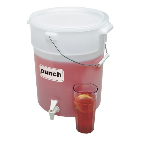 Kibiras gėrimams su kraneliu CAMBRO 22.7 l,  polikarbonato, baltos sp.
