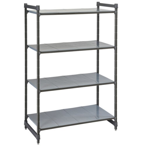 Stelažas su sujungimais CAMBRO Basics series su 4 lygiomis lentynomis (540x1220x1830mm)