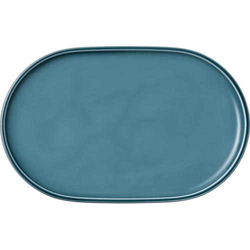 Ovali lėkštė SCHÖNWALD Shiro Petrol blue 36x24cm