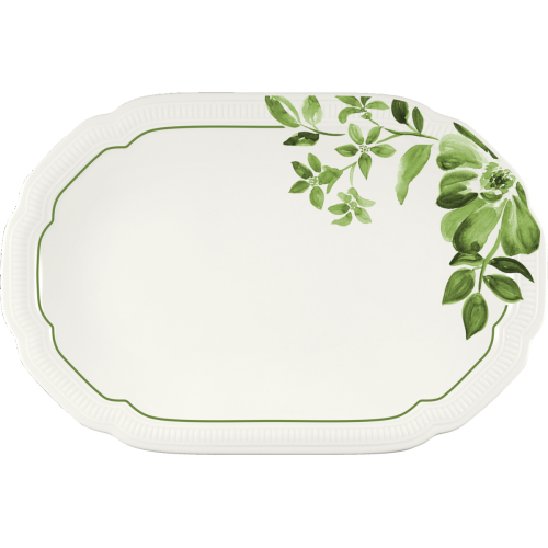 Ovali lėkštė SCHÖNWALD Create Floral Charm Green 24x16cm