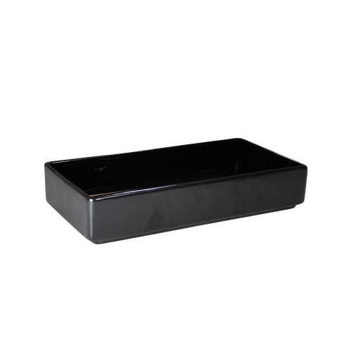 GN 1 3 porceliano indas maistui laikyti Buffet 32.1x17.3x6.5cm, juodos sp.