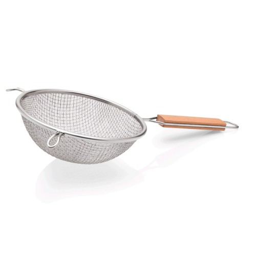 Sietelis Ø20 cm, 16,5cm,  metalinis su medine rankena
