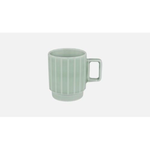 Puodelis BAUSCHER Edge Sea 300ml, žalios sp.