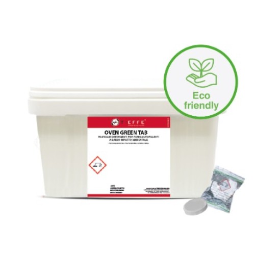 Ekologiškas ploviklis tabletėmis automatinėms krosnims OVEN GREEN TAB (150 vnt. kibirėlyje)