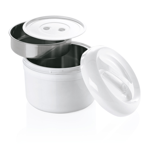 Izoliuotas maisto transportavimo indas 4 l, su maisto įdėklu, 21 cm, plastikas, nerūdijantis plienas