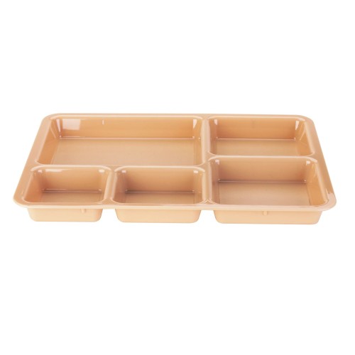 Padėklas su 6 skyriais CAMBRO polikarbonatas 26.8x36.5x3.3cm, smėlio sp.
