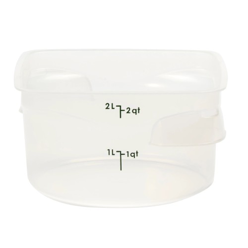 Indas maistui laikyti CAMBRO FreshPro (skaidrus poliprop.) (19,1x19,1x10,7 cm, 1,9L)