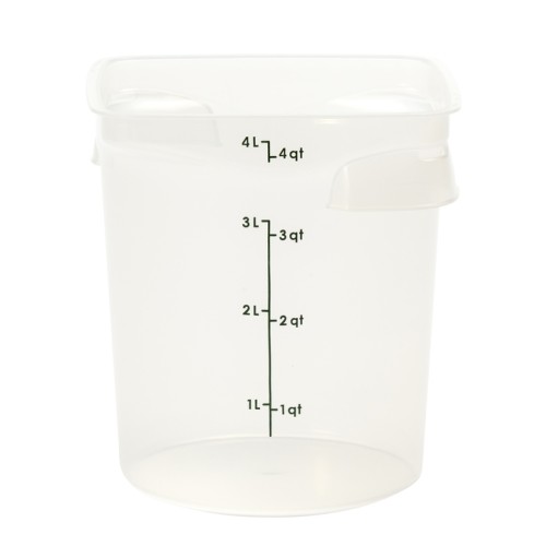 Indas maistui laikyti CAMBRO FreshPro (skaidrus poliprop.) (19,1x19,1x20,6 cm, 3,8L)
