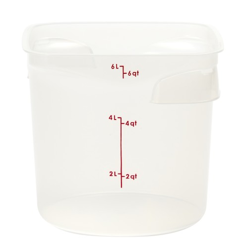 Indas maistui laikyti CAMBRO FreshPro (skaidrus poliprop.) (22,9x22,9x20,6 cm, 5,7L)