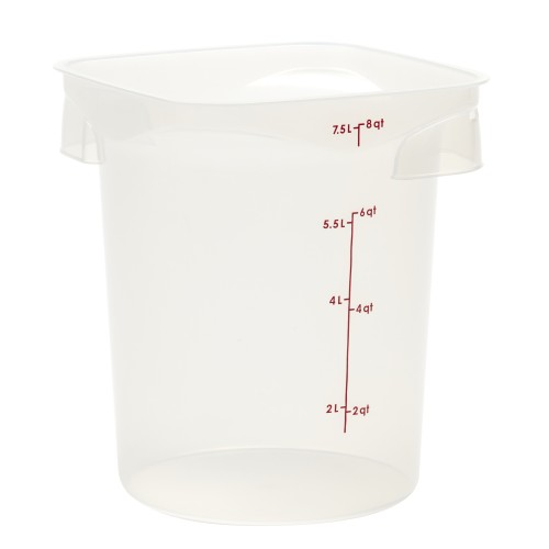 Indas maistui laikyti CAMBRO FreshPro (skaidrus poliprop.) (22,9x22,9x26,4 cm, 7,6L)